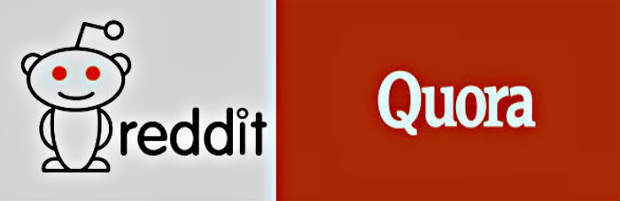 Reddit & Quora logo 