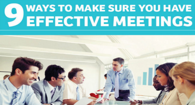 Tired of Useless Meetings? 9 Ways to Make Them More Effective. (Infographic)