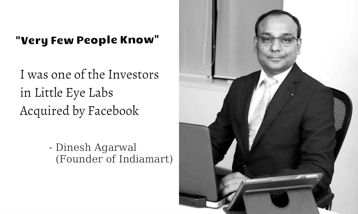 Dinesh Agarwal – Founder & CEO of IndiaMart, Also Invested in Little Eye Labs (acquired by Facebook)