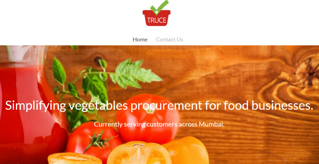 truce, agri based startup