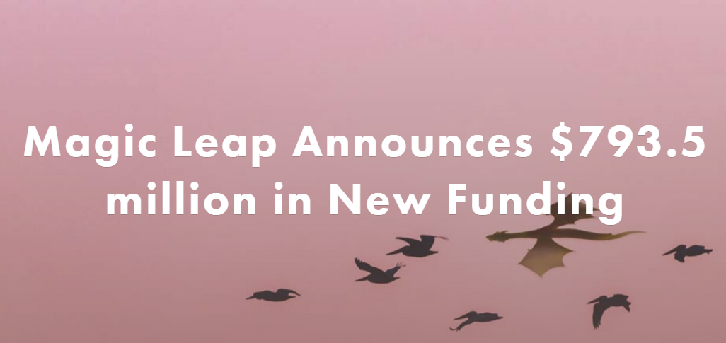 Magic Leap Announces $793.5 Million Fresh Funding Led By Alibaba Group