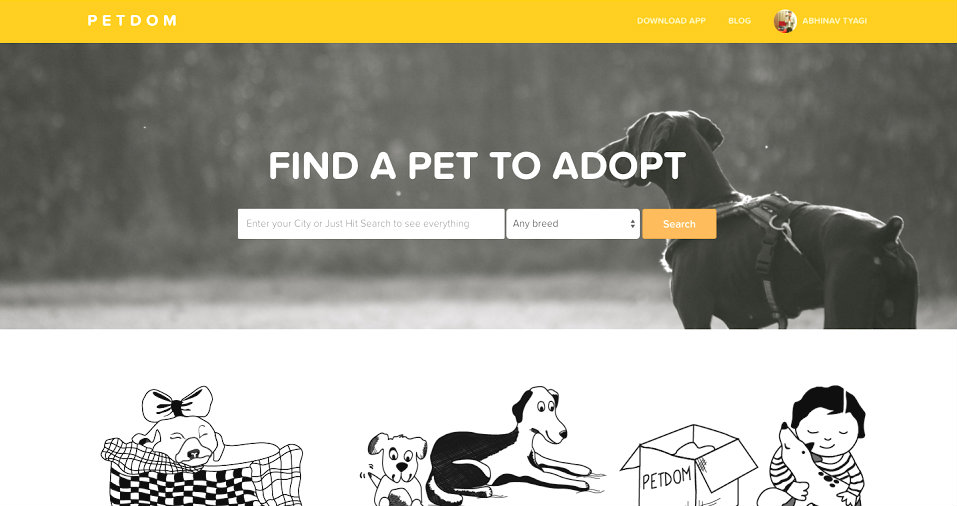 Petdom – India’s First Pet Adoption Platform