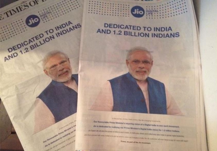 Govt Issues Notices to RJio, Paytm For Using PM Photo in Advts