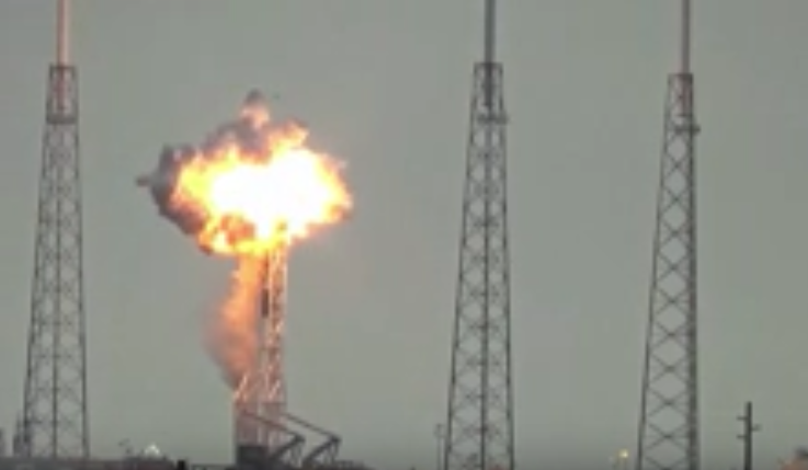 Facebook Satellite Blast During Launch of SpaceX Rocket