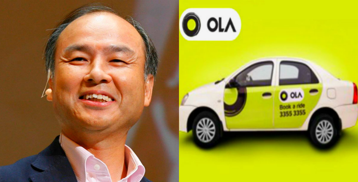 Softbank Looking To Invest 2000 Crores in OLA