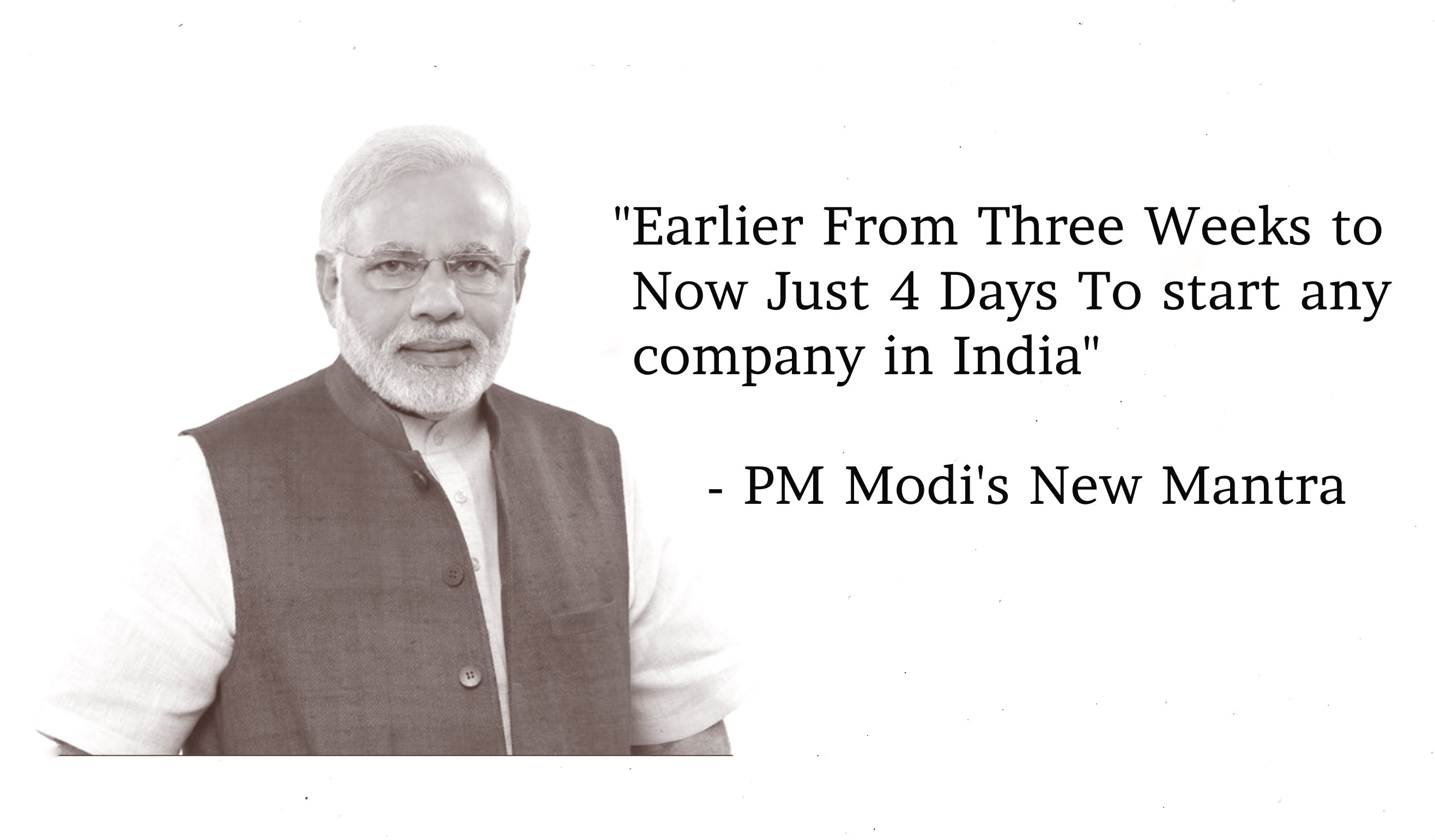 “4 Din Mai Bano Karobari (Businessman)” – PM Modi’s New Business Mantra