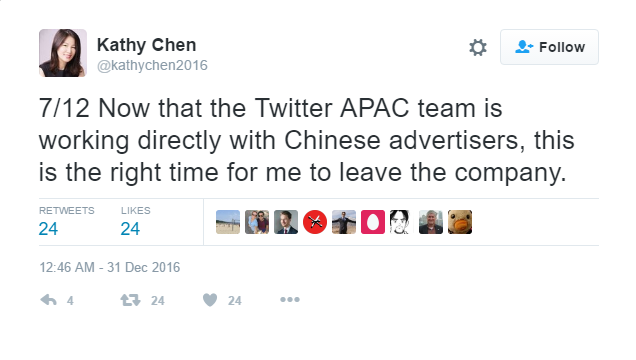 A Tweet That Shake Twitter Business in China