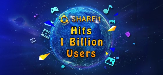 SHAREit’s Global Users Surpass One Billion