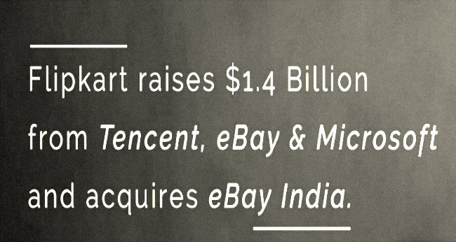 Flipkart Raises $1.4 Billion From Microsoft, Tencent and eBay