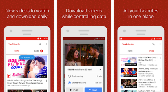 YouTube Go Now Available in Beta, an ‘Offline-First’ App for India