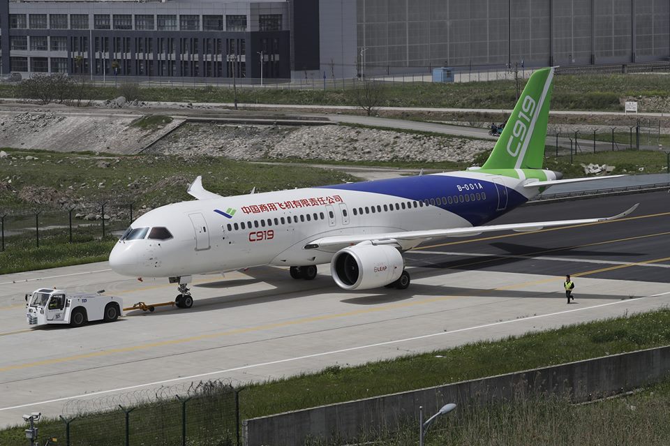 Chinas First Passenger Plane Makes Maiden Flight