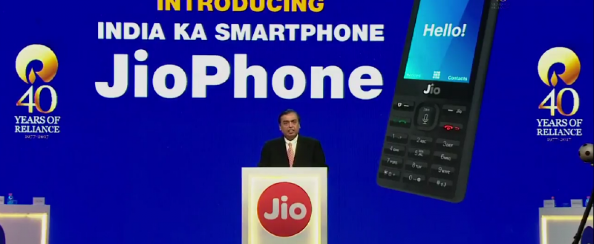 Mukesh Ambani Launches Free Jio Phone At Reliance AGM