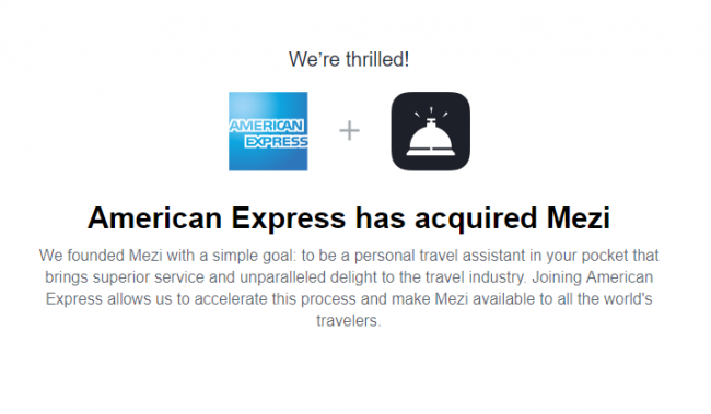 American Express Acquires India’s Travel Assistant App Mezi For $150 Million