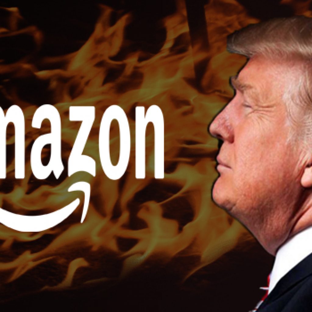 Donald Trump slams Amazon