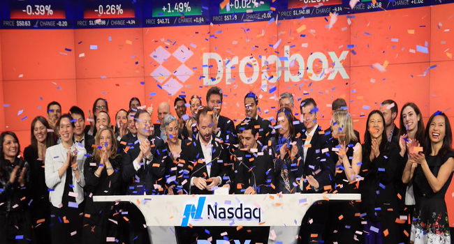 Dropbox Dominates Share Market as Valuation Soared After IPO