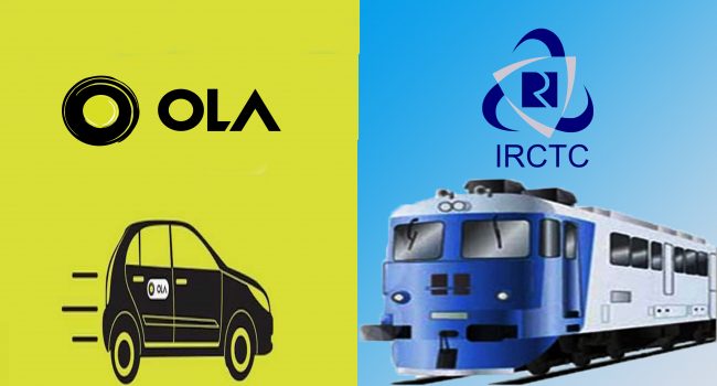 You Can Now Book An Ola Cab From IRCTC’s Website!