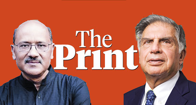 Ratan Tata Invests INR 3.49 Cr in Shekhar Gupta’s ThePrint