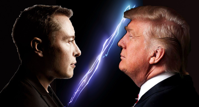 Twitter Argument Between Elon Musk and Donald Trump