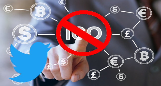 Twitter Joins Facebook and Google in Banning ICOs