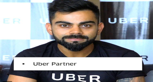 Indian Skipper Virat Kohli Becomes First Brand Ambassador of Uber India