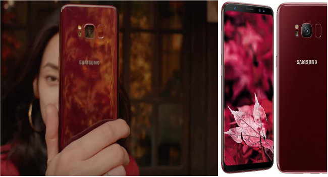 Samsung Galaxy S8 “Burgundy Red” Edition Launched in India