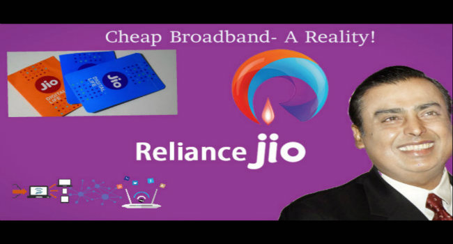 Jio To Offer Cheap Broadband, Calls, Videos under Rs. 1,000/month