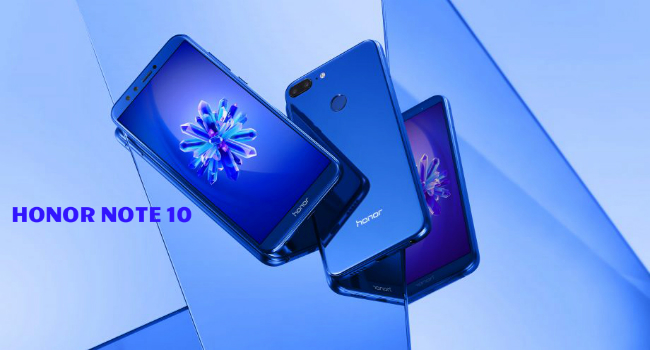 Honor Note 10 to Debut With a Massive 5000 mAh Battery