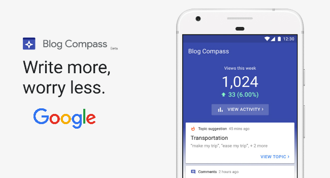 Google Launches Blog Compass App for Indian Bloggers