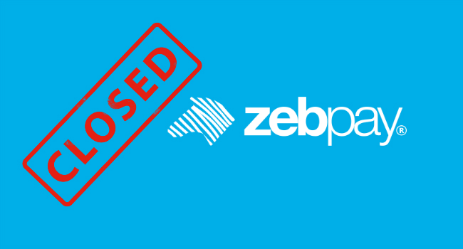 Crypto Currency Exchange Zebpay is Closing Down