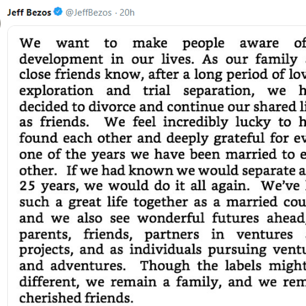 Jeff Bezos Divorce