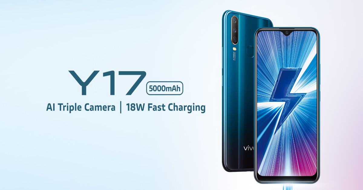 Vivo Y17 Smartphone Launched in India with Triple Rear AI Camera at INR 17,990