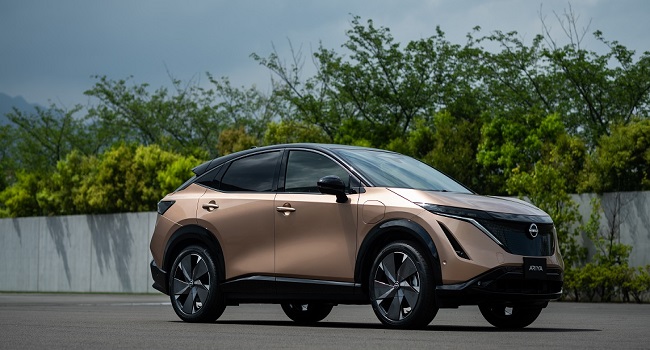 Nissan Launched its First Electric SUV “The Ariya”