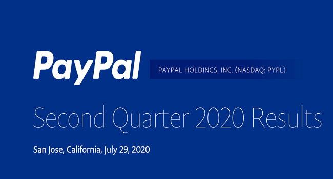 PayPal Posts Record Profit and Net Active Accounts in Q2 2020 Results