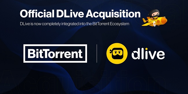 BitTorrent acquire DLive, Launched BitTorrent X Ecosystem