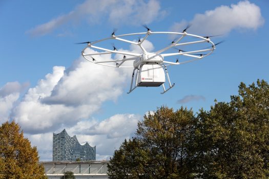 First Successful Flight of Volocopters VoloDrone