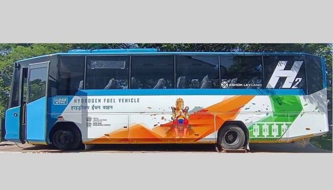 India Launched its 1st Green Hydrogen Bus