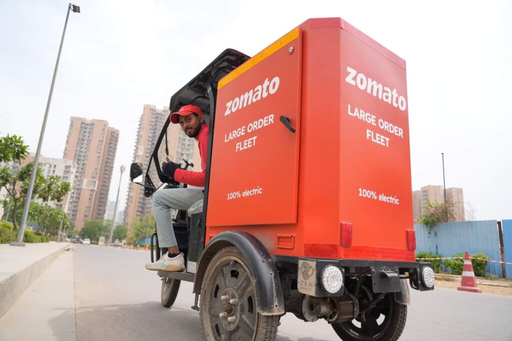 Zomato Large Order Fleet