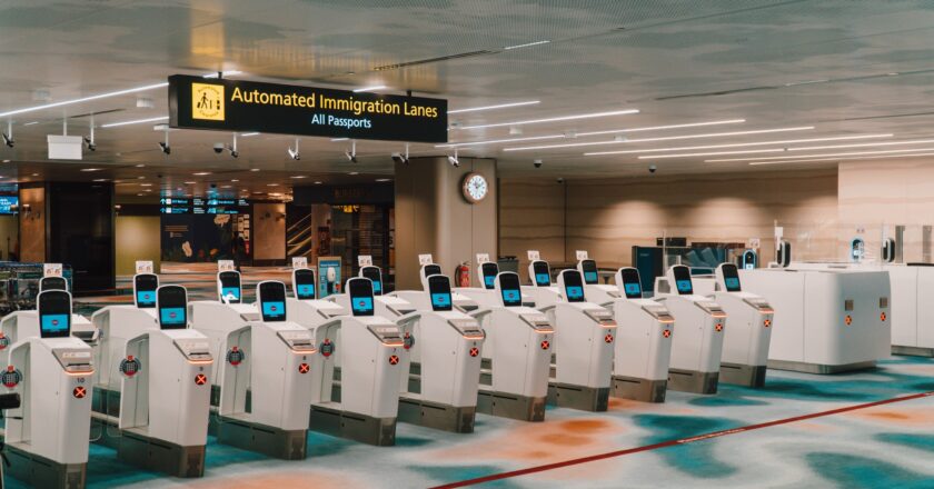 Singapore started Automated Immigration Clearance Lanes at Changi Airport